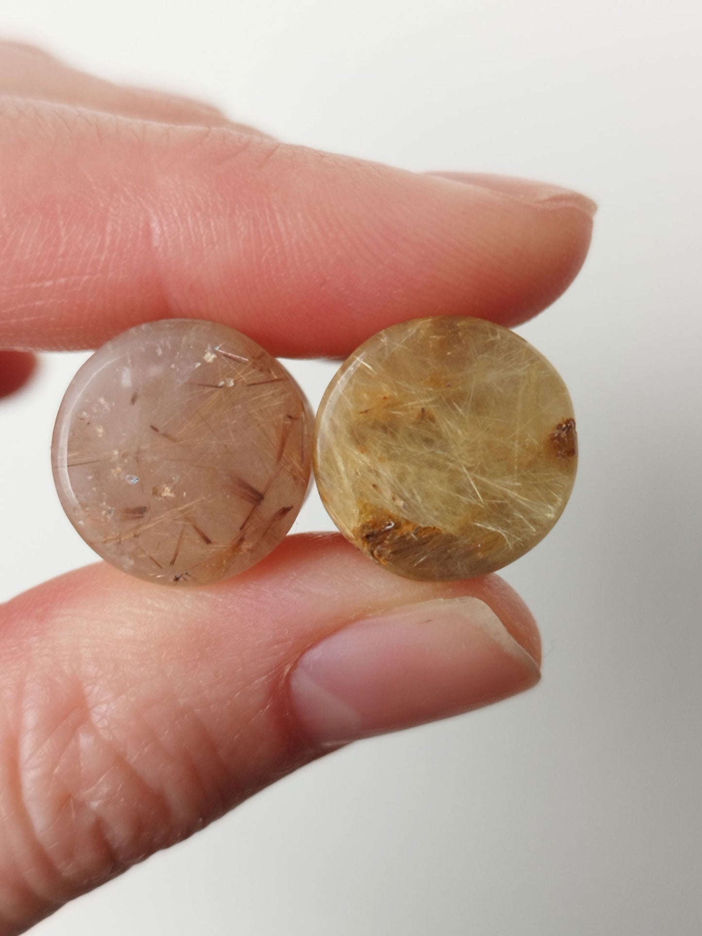 13mm Rutilated Quartz Plugs - aeoplugs