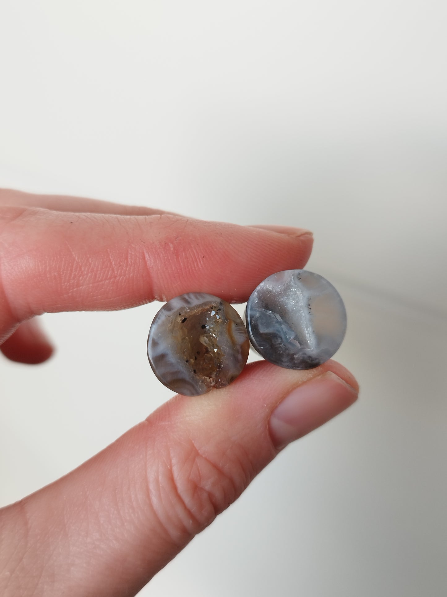 1/2" Mismatched Geode Plugs