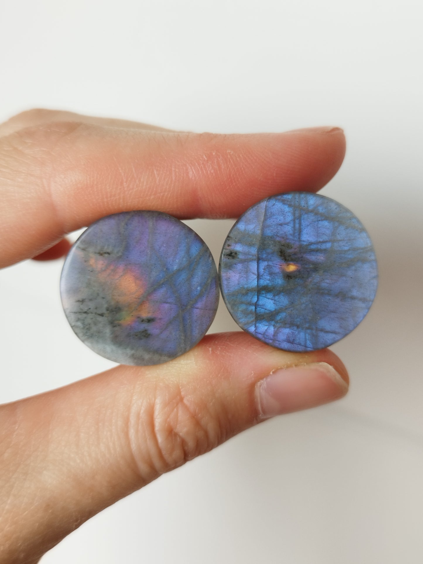 7/8" Blurple Labradorite Plugs