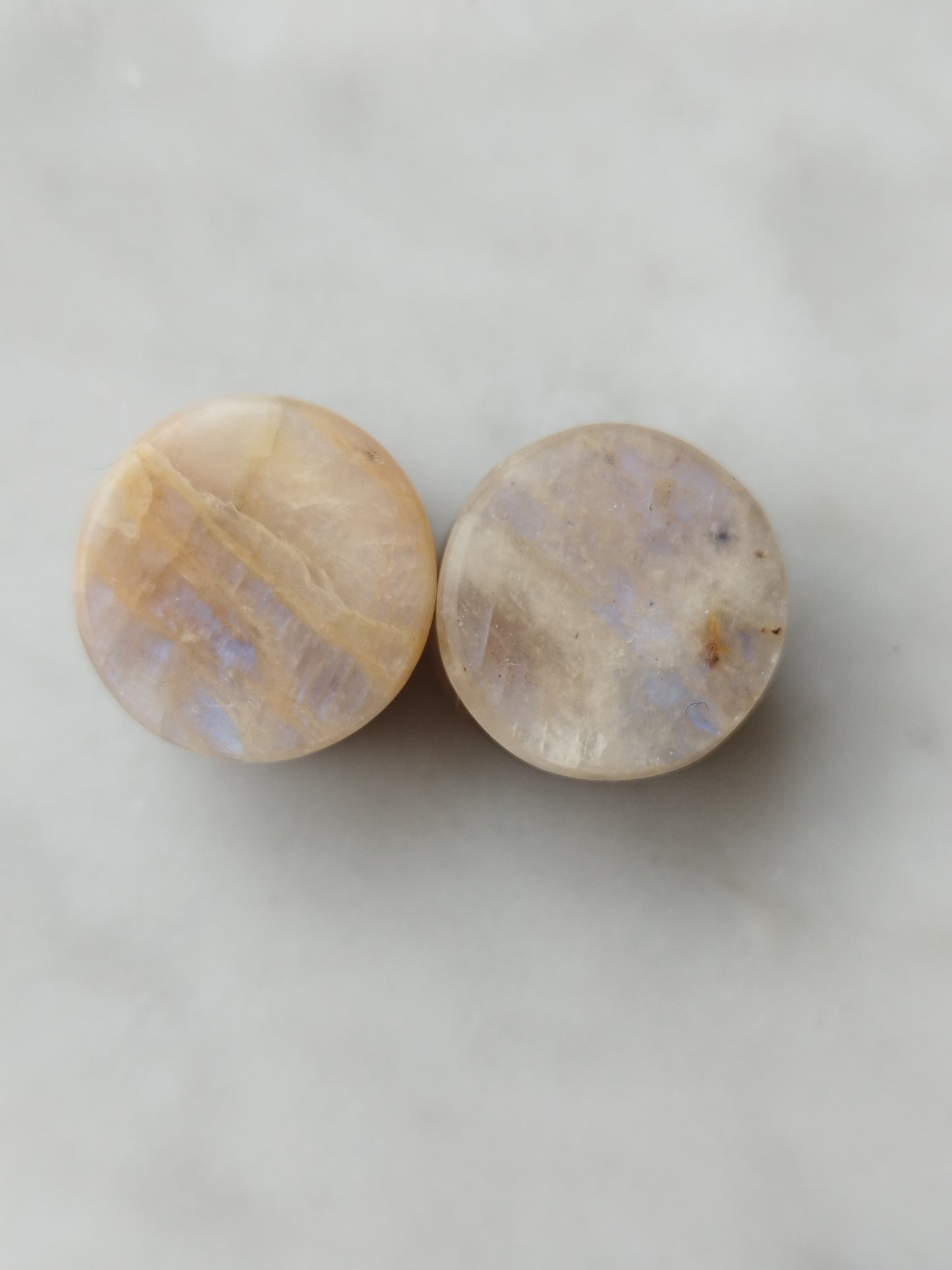 9/16" Moonstone Plugs - aeoplugs