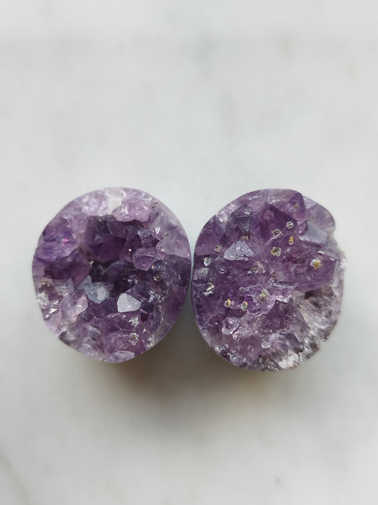 3/4" Amethyst Oval Plugs - aeoplugs