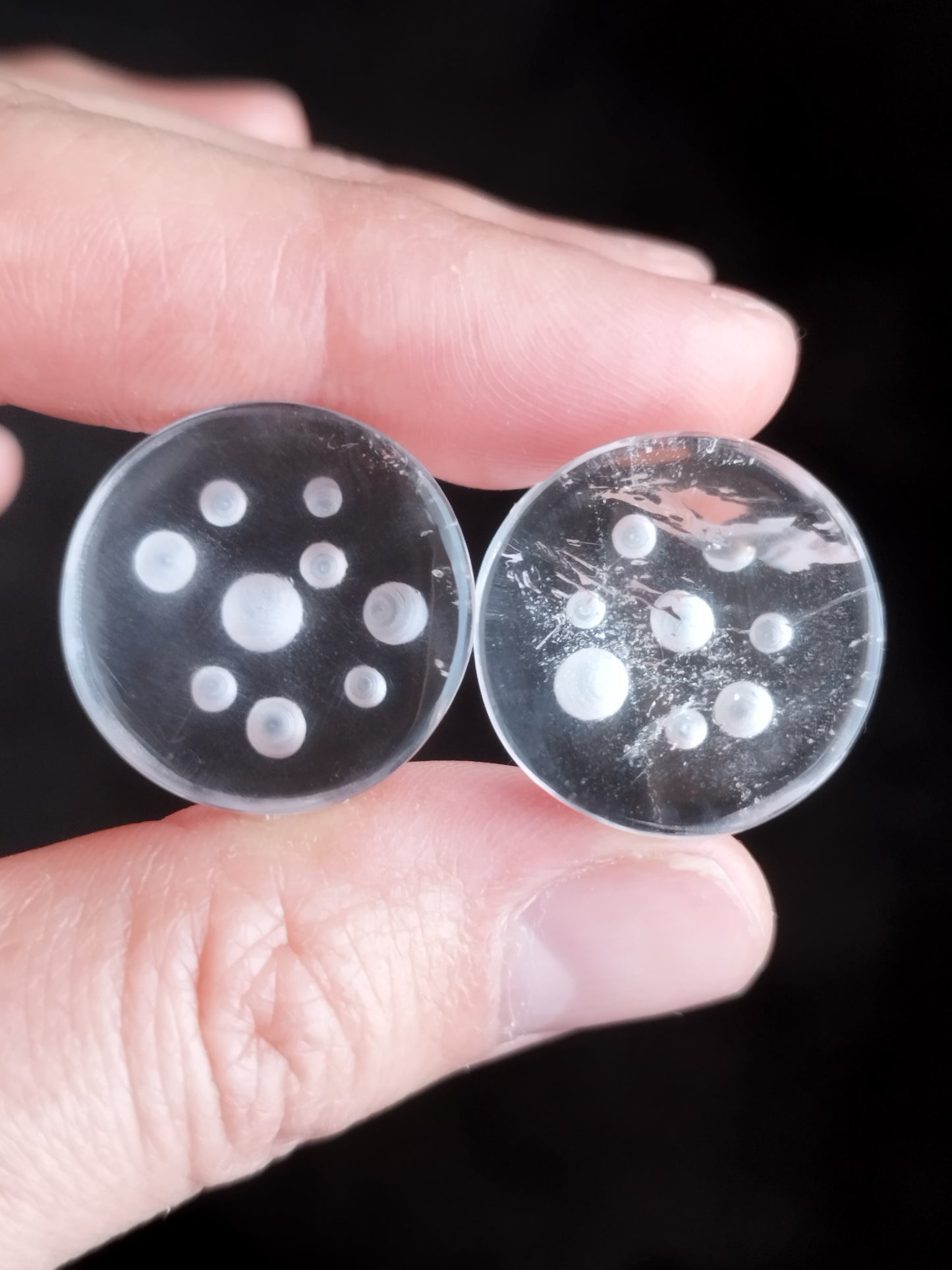 3/4" Quartz Bubble Plugs - aeoplugs
