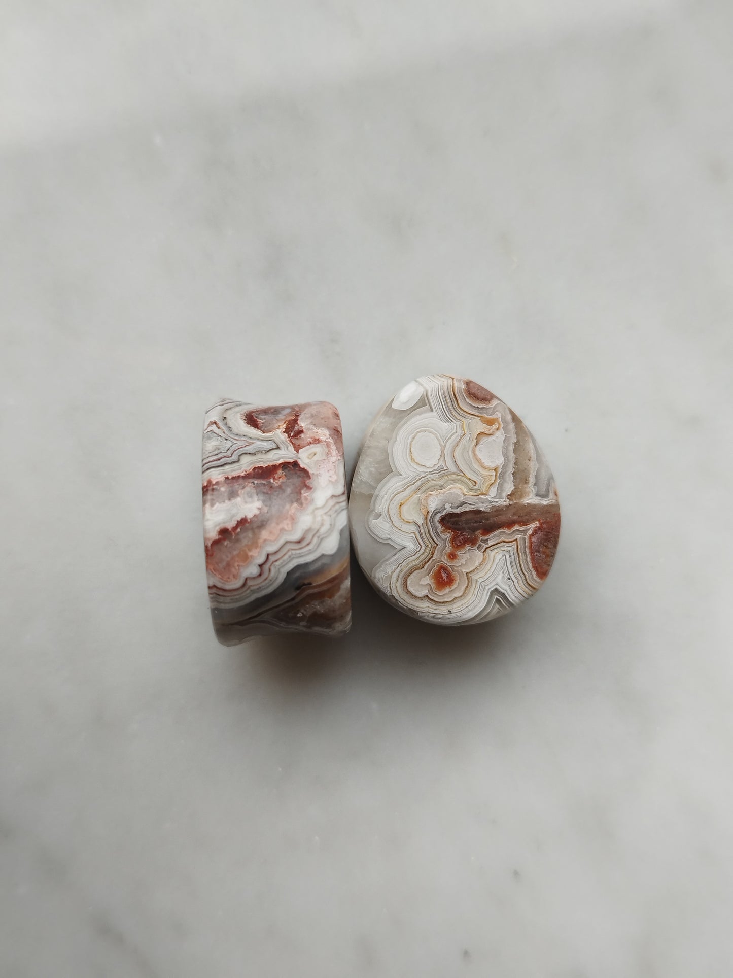 3/4" Crazy Lace Agate Tears - aeoplugs