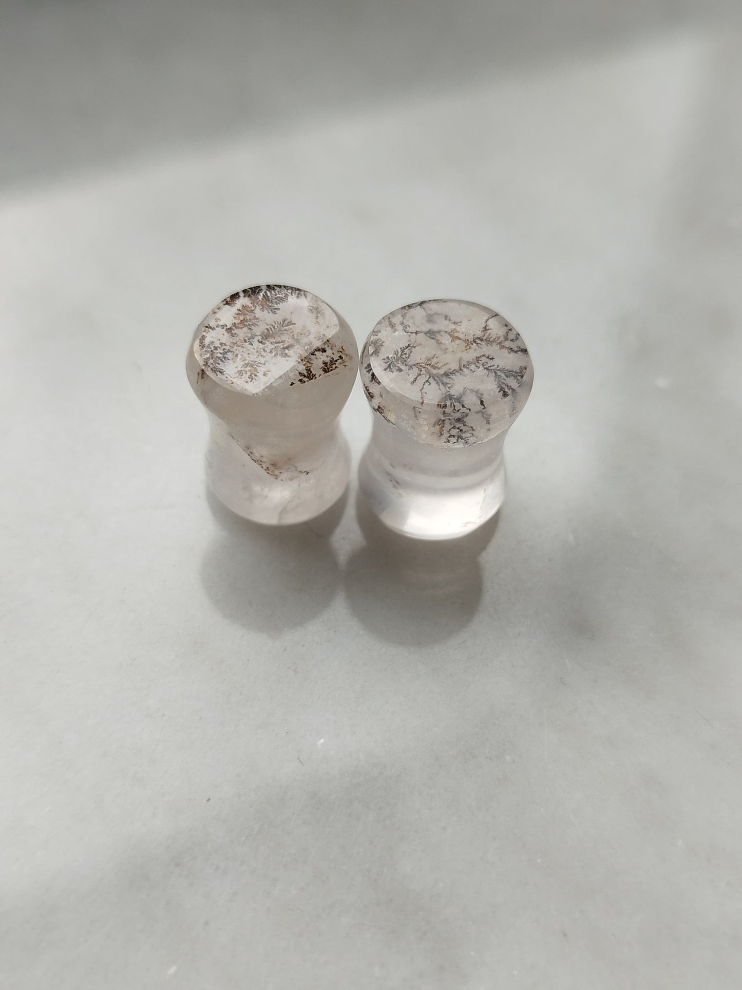 0g Dendritic Quartz Plugs - aeoplugs