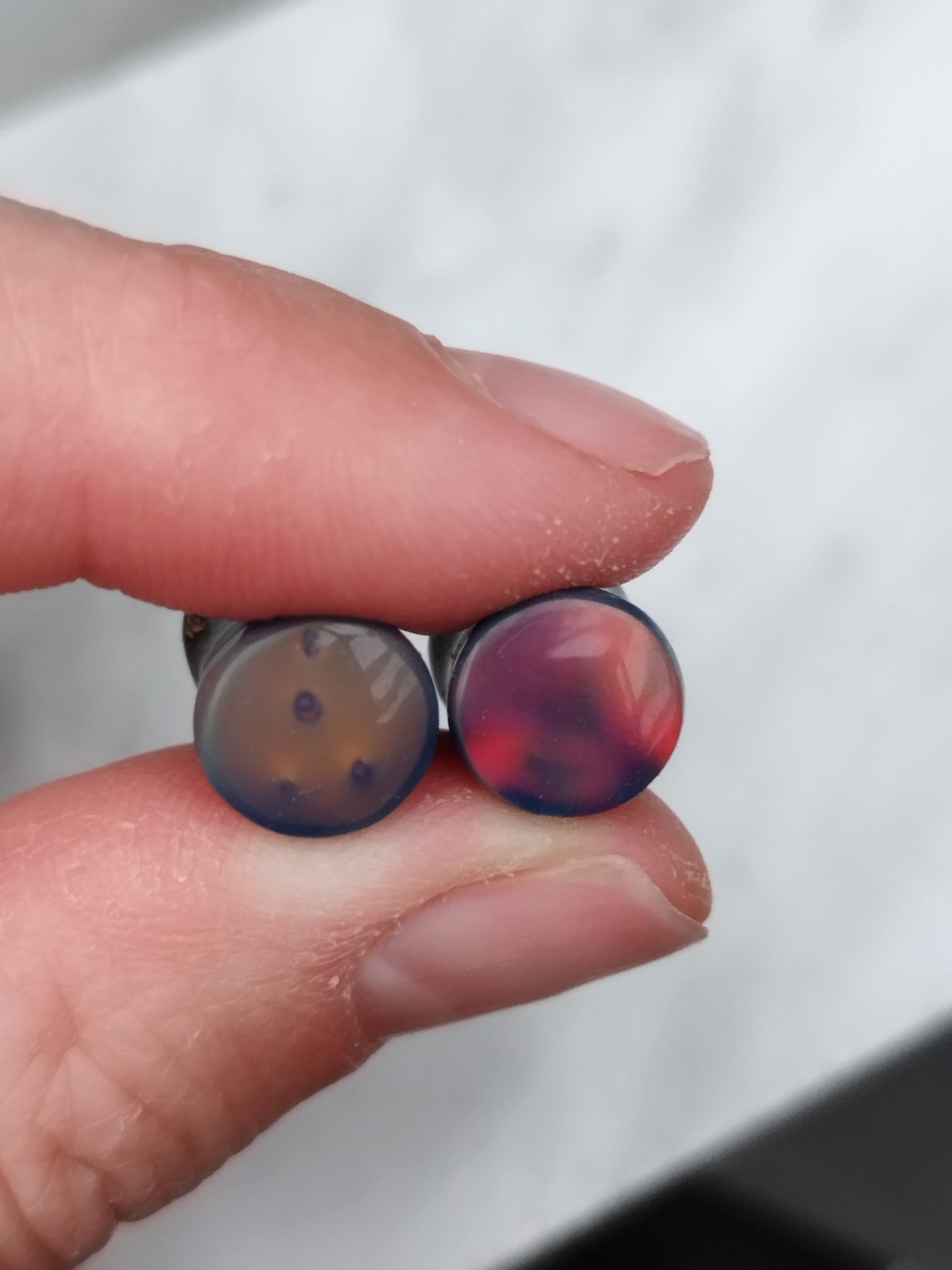 0g Obsidian and Aurora Opal Overlays