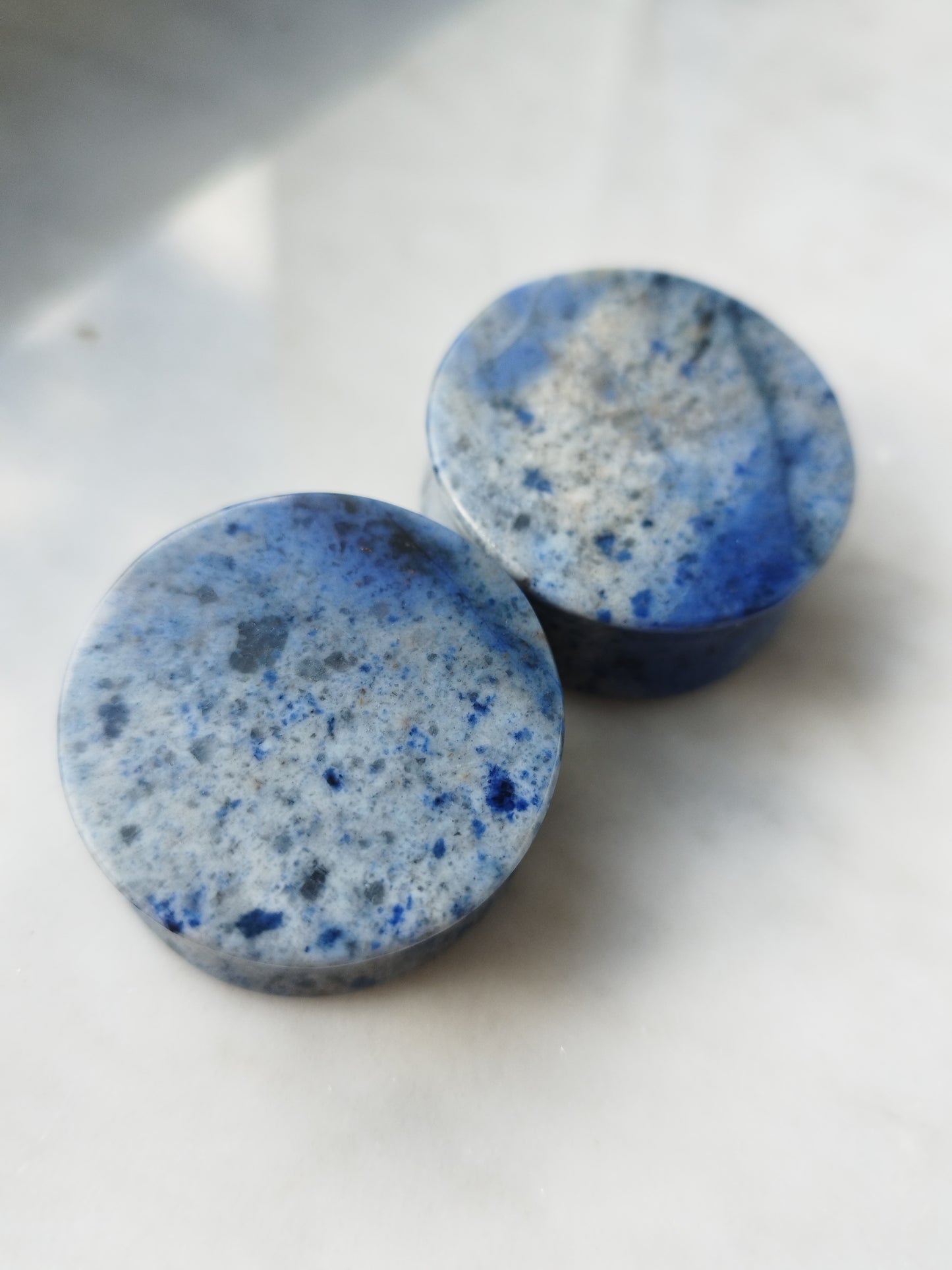 32mm 1-1/4" Dumortierite Plugs - aeoplugs