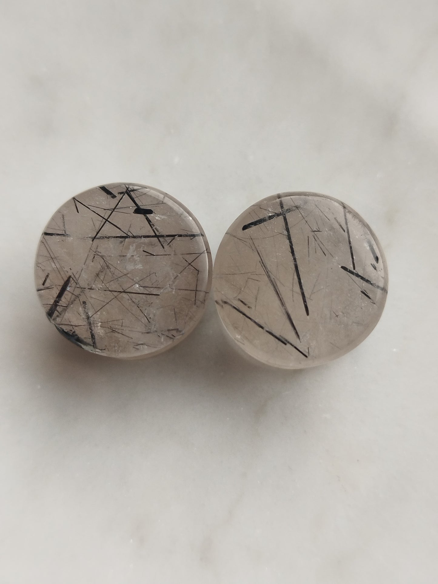 5/8" Tourmalated Quartz Plugs