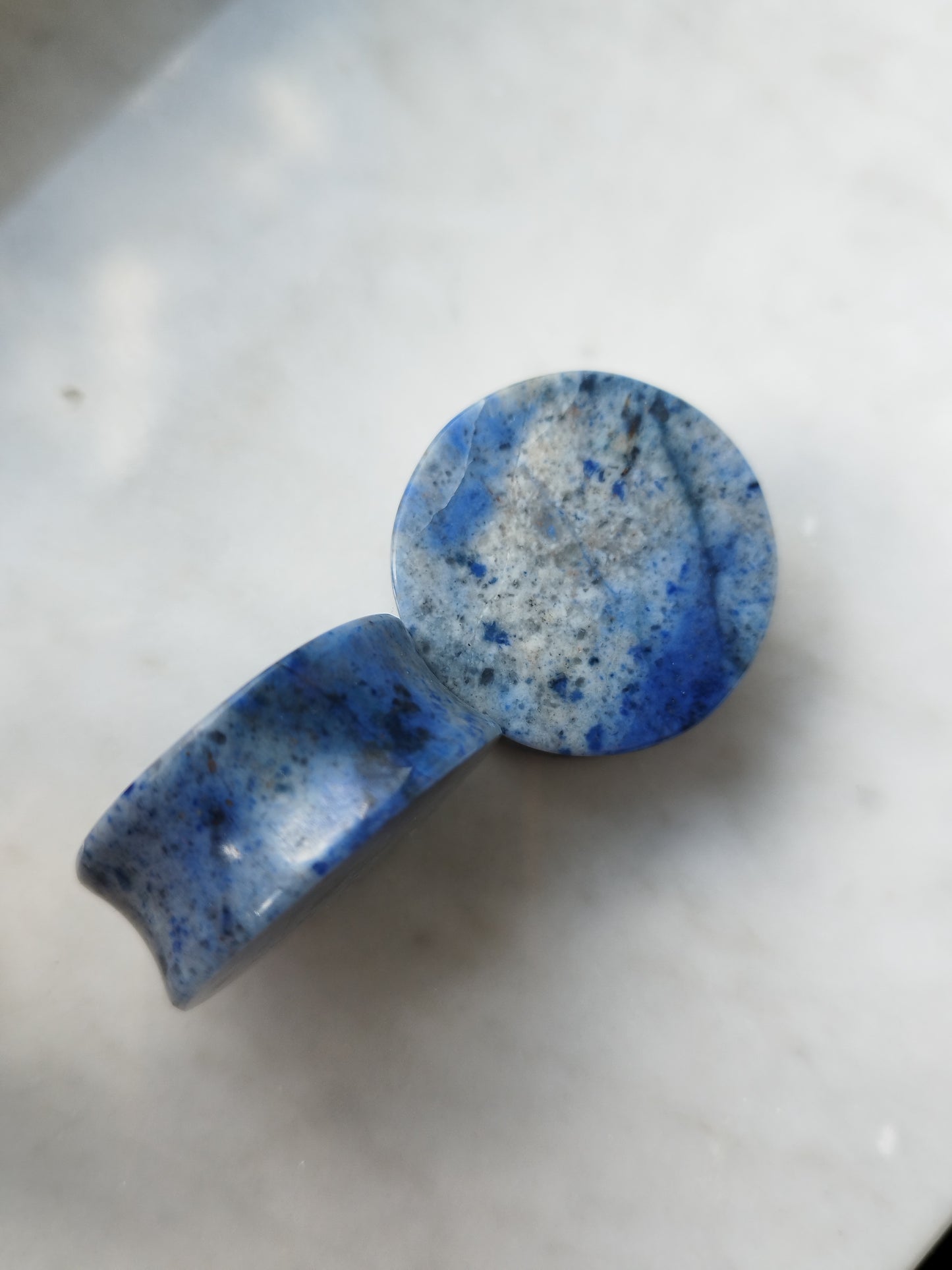 32mm 1-1/4" Dumortierite Plugs - aeoplugs