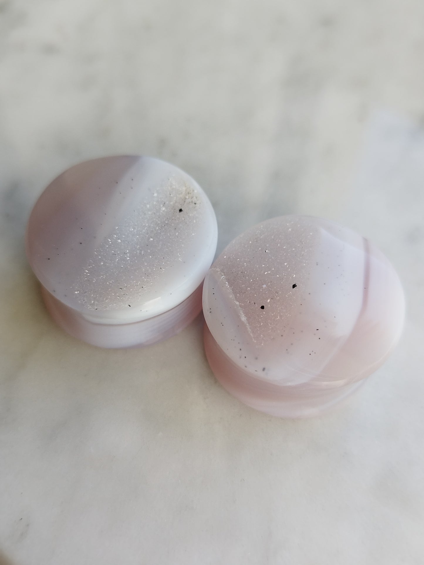 26mm Geode Druzy Plugs - aeoplugs