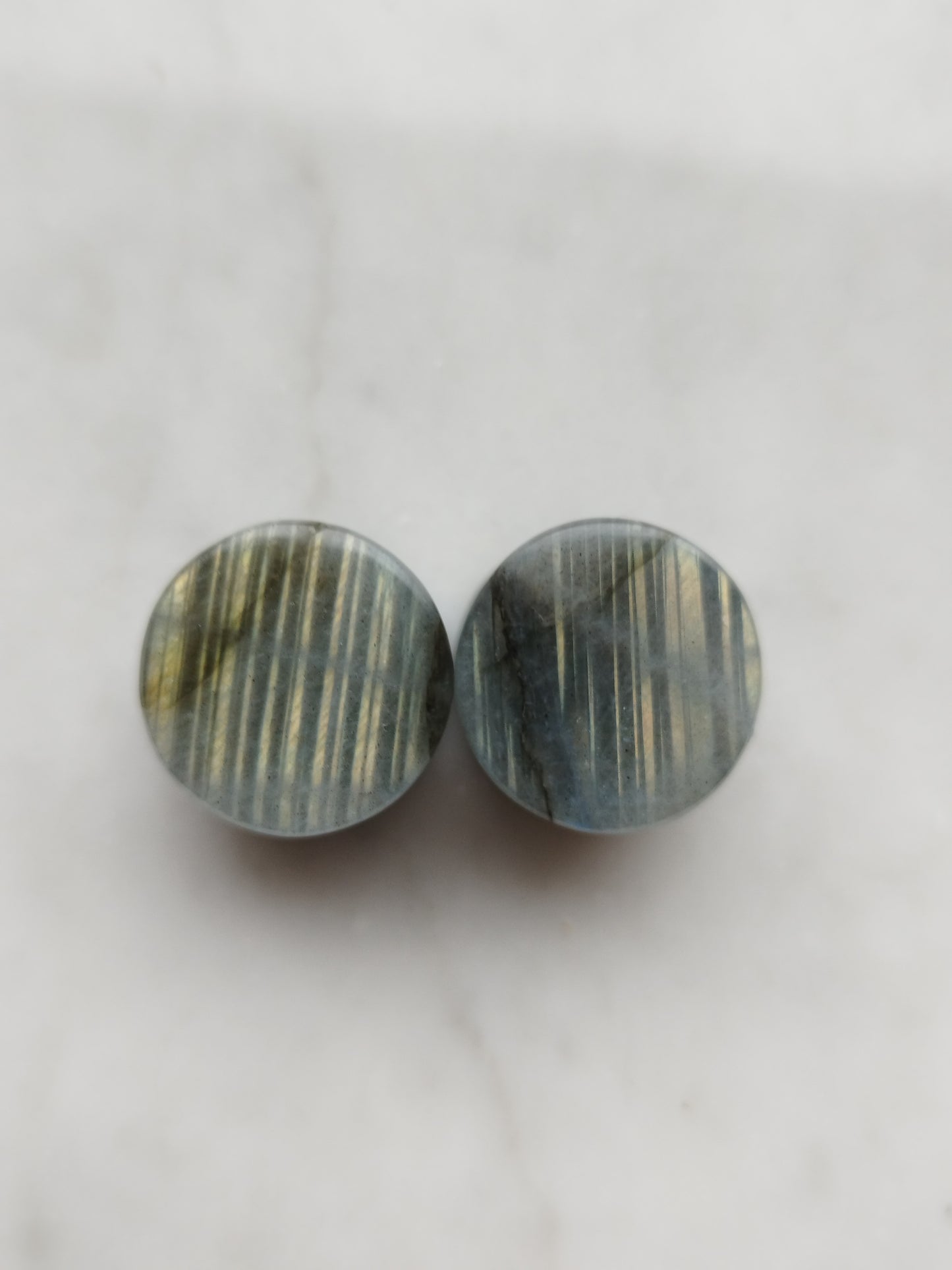 5/8" Striped Labradorite Plugs