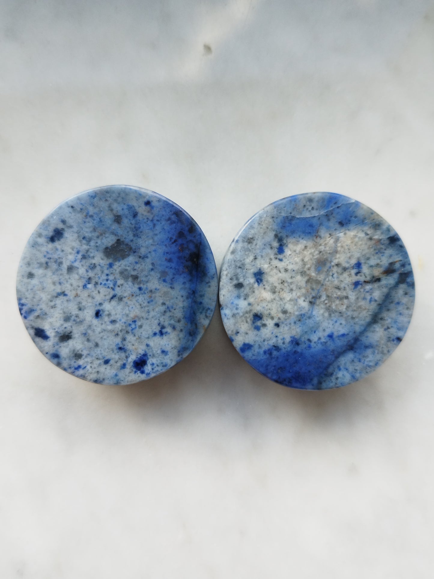 32mm 1-1/4" Dumortierite Plugs - aeoplugs