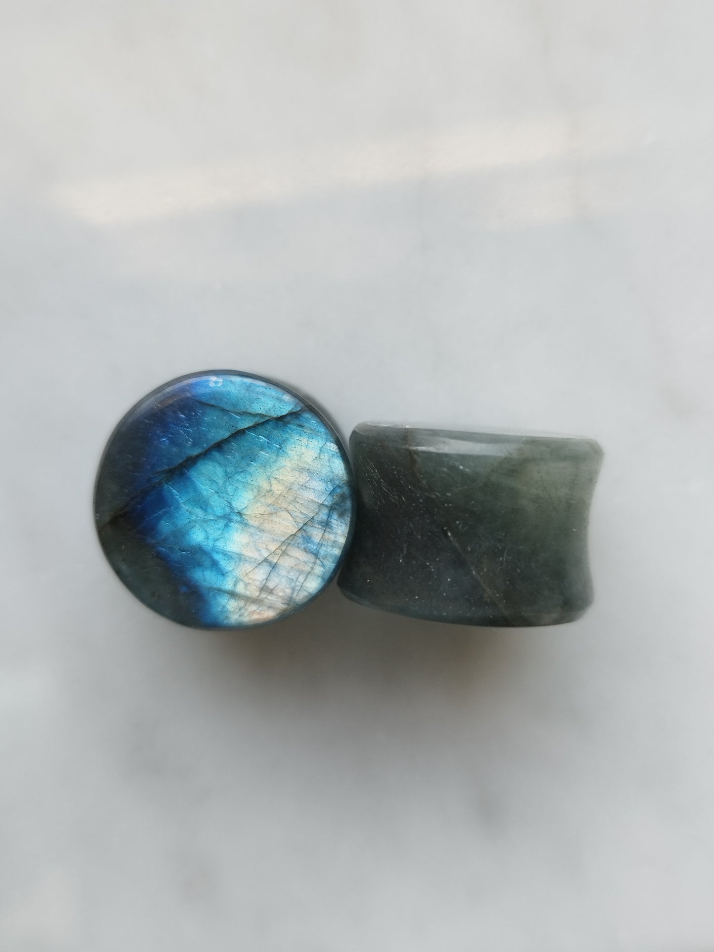 5/8" Labradorite Plugs - aeoplugs