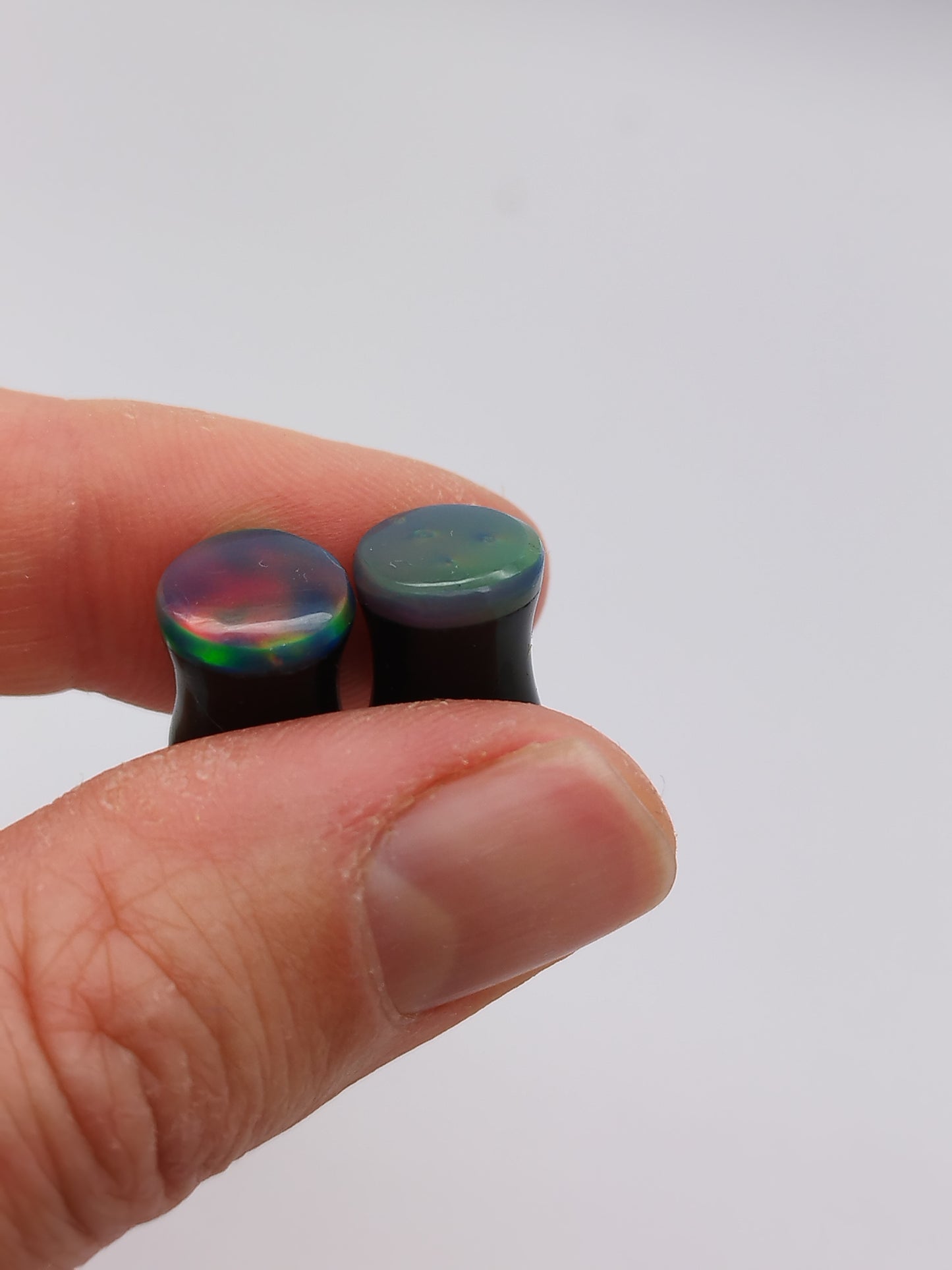 0g Obsidian and Aurora Opal Overlays