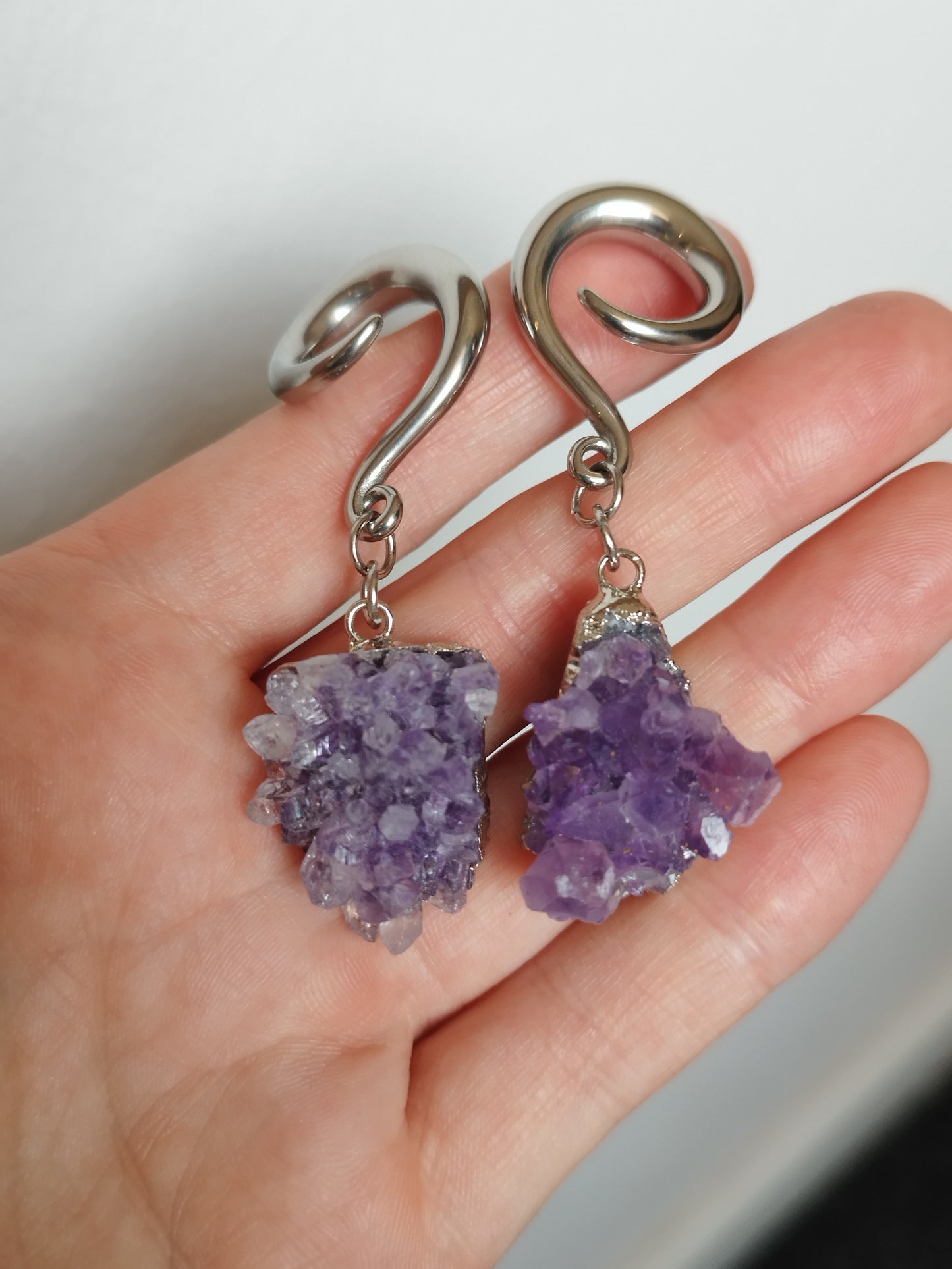Amethyst Druzy Weights 3
