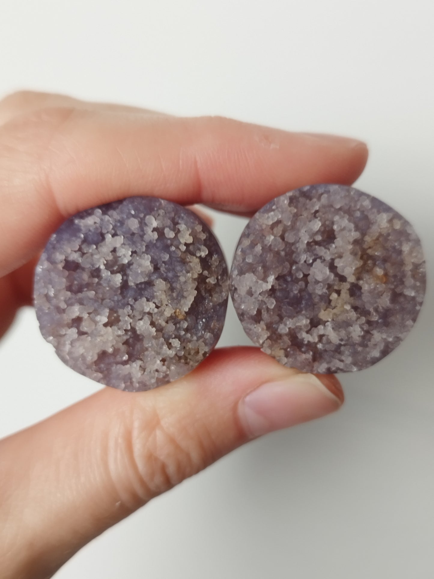 1" Grape Agate Plugs - aeoplugs