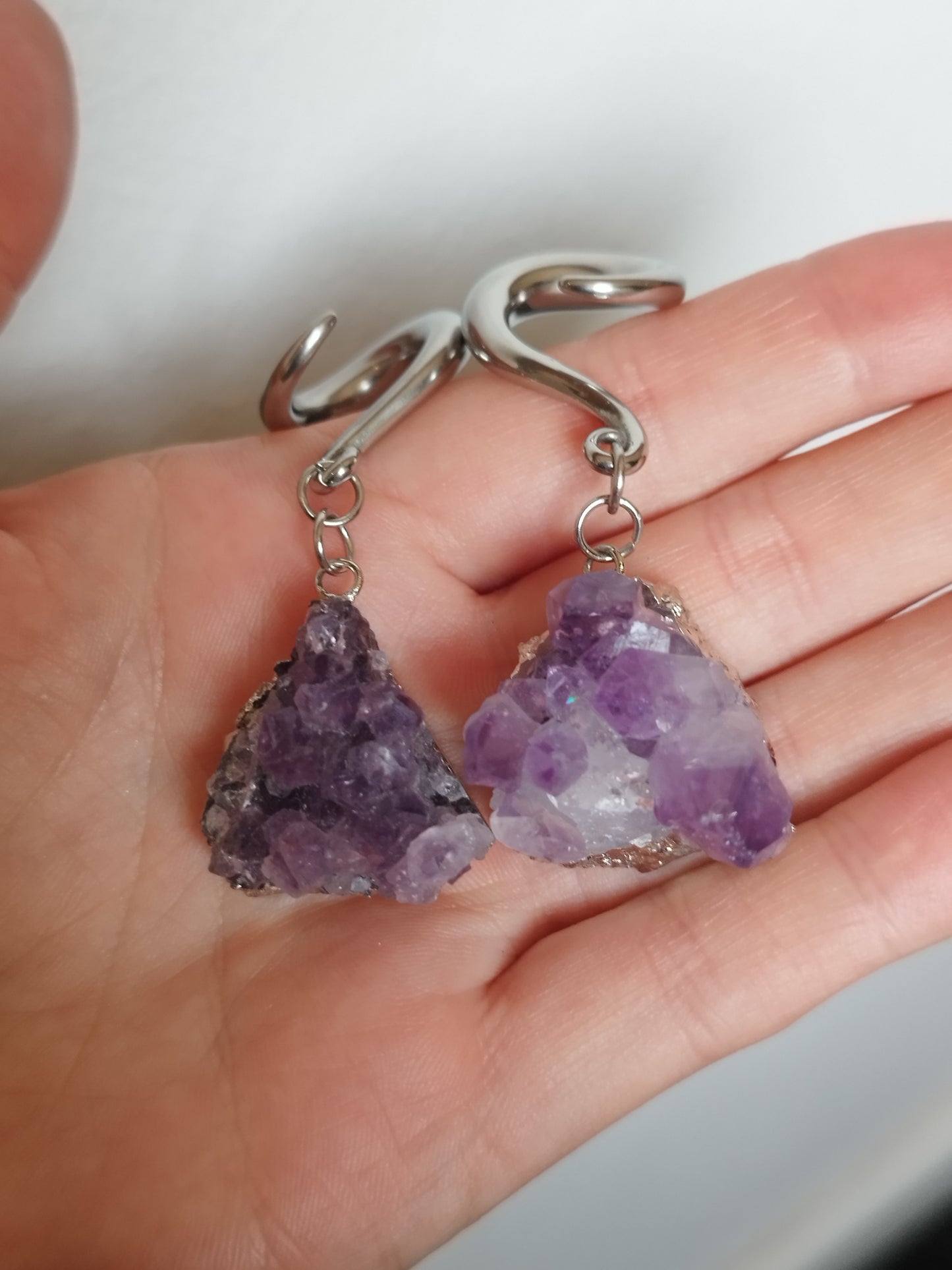 Amethyst Druzy Weights 2