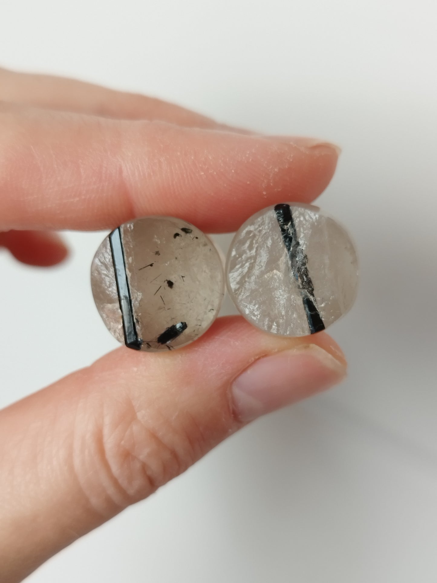 9/16" Tourmalated Quartz Plugs