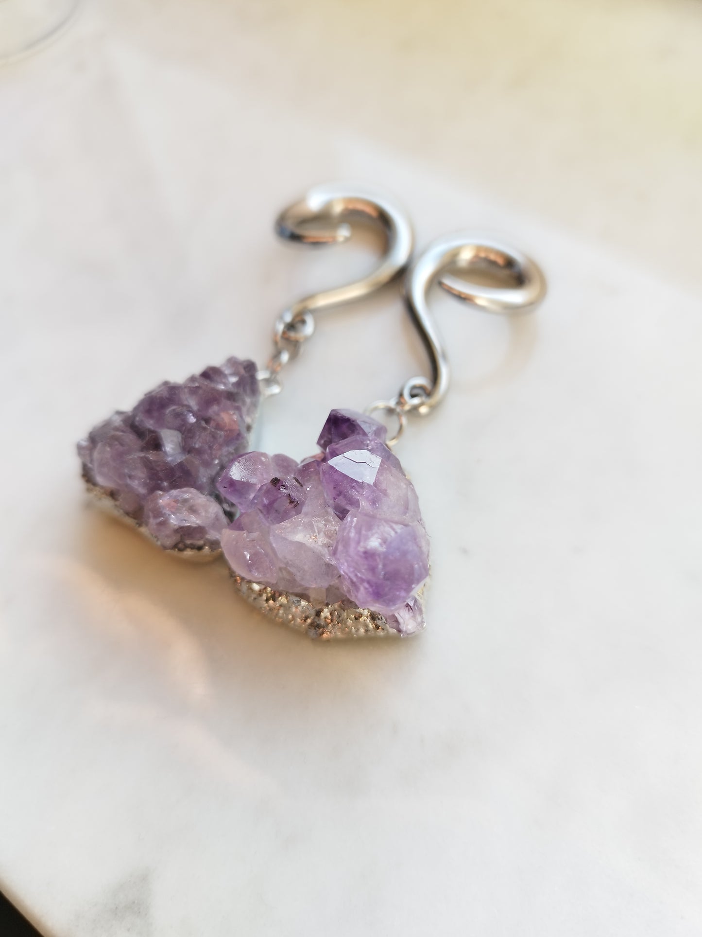 Amethyst Druzy Weights 2