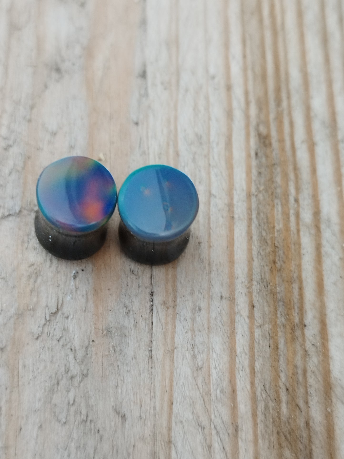 0g Obsidian and Aurora Opal Overlays