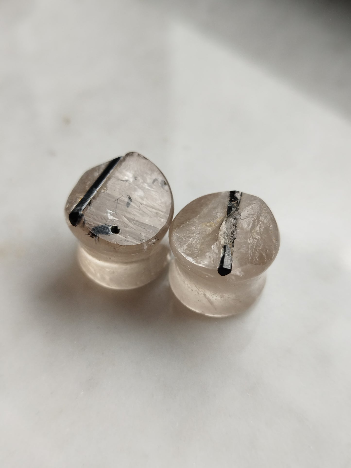 9/16" Tourmalated Quartz Plugs