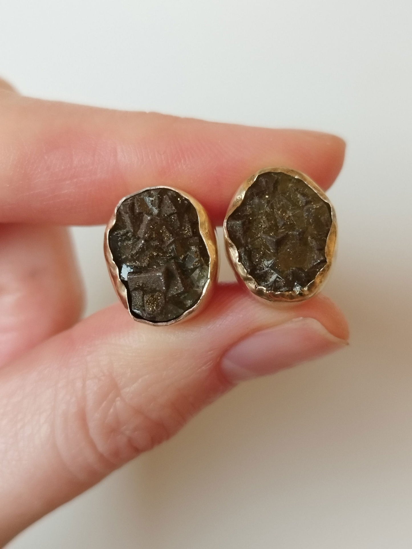 00g Brass SF Plugs With Fluorite - aeoplugs