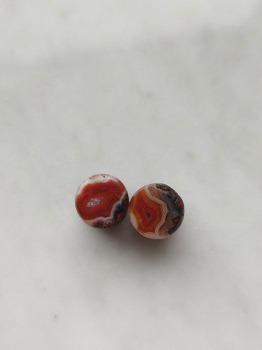 0g Malawi Agate Plugs - AEOrganics