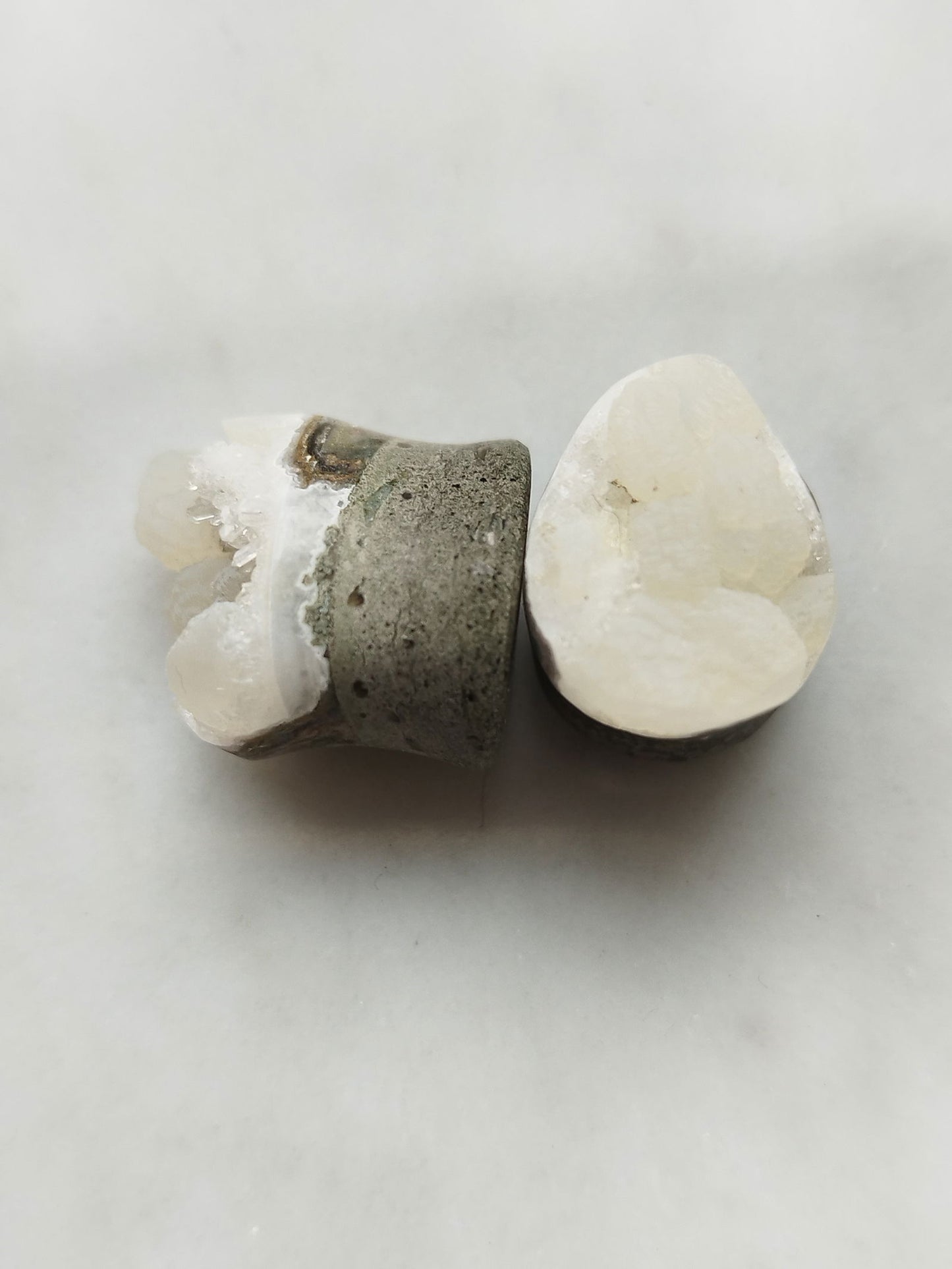 1/2" Prehnite and Gyrolite on Matrix - aeoplugs