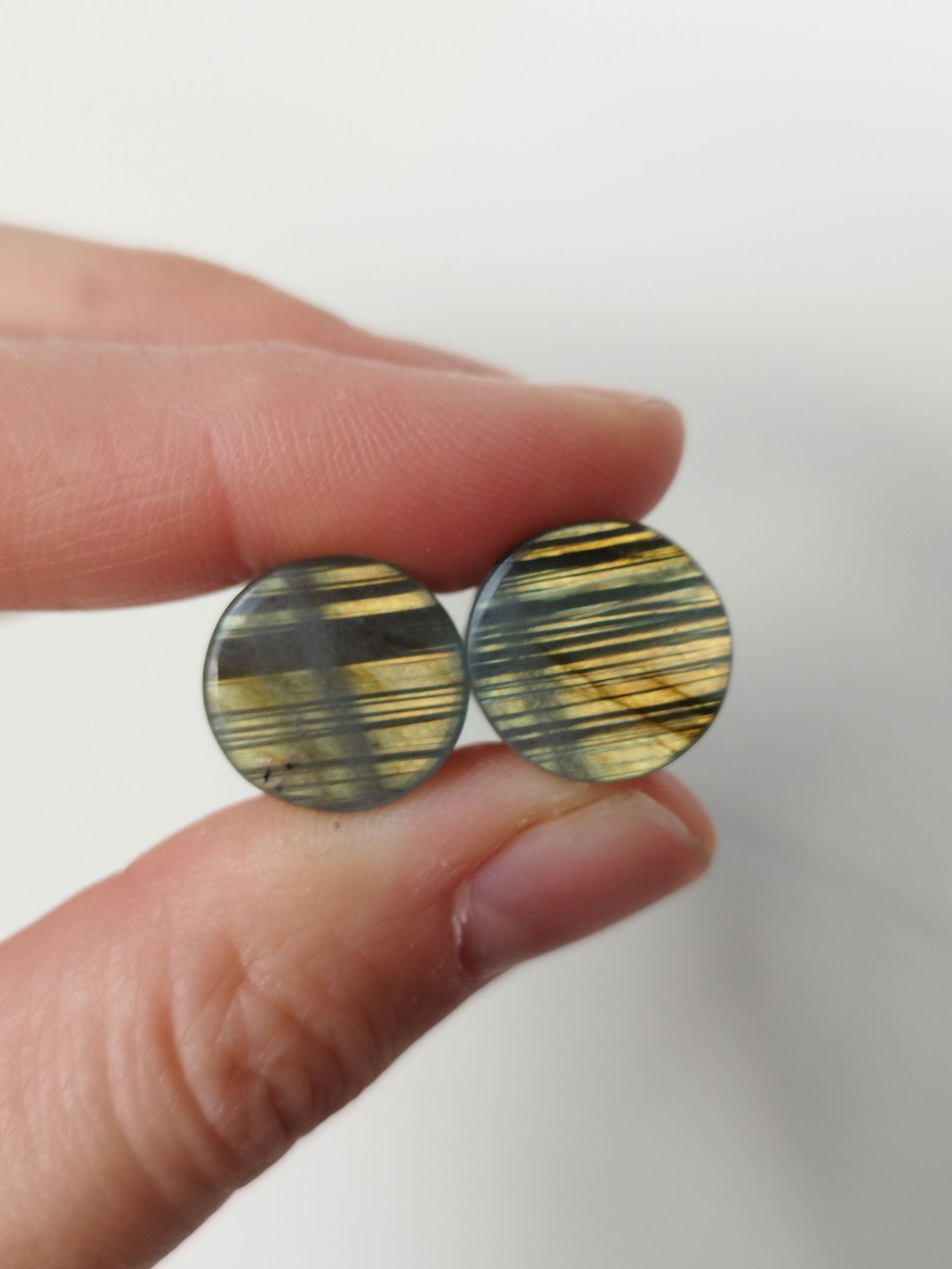LAB SPECIAL 1/2" Striped Labradorite - aeoplugs