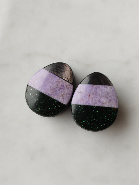 3/4" Zombie Candy Corn Plugs