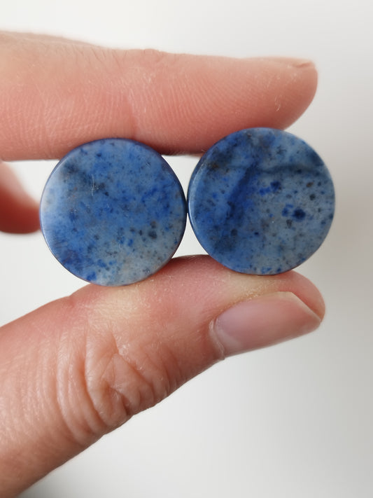 5/8" Dumortierite Plugs - aeoplugs