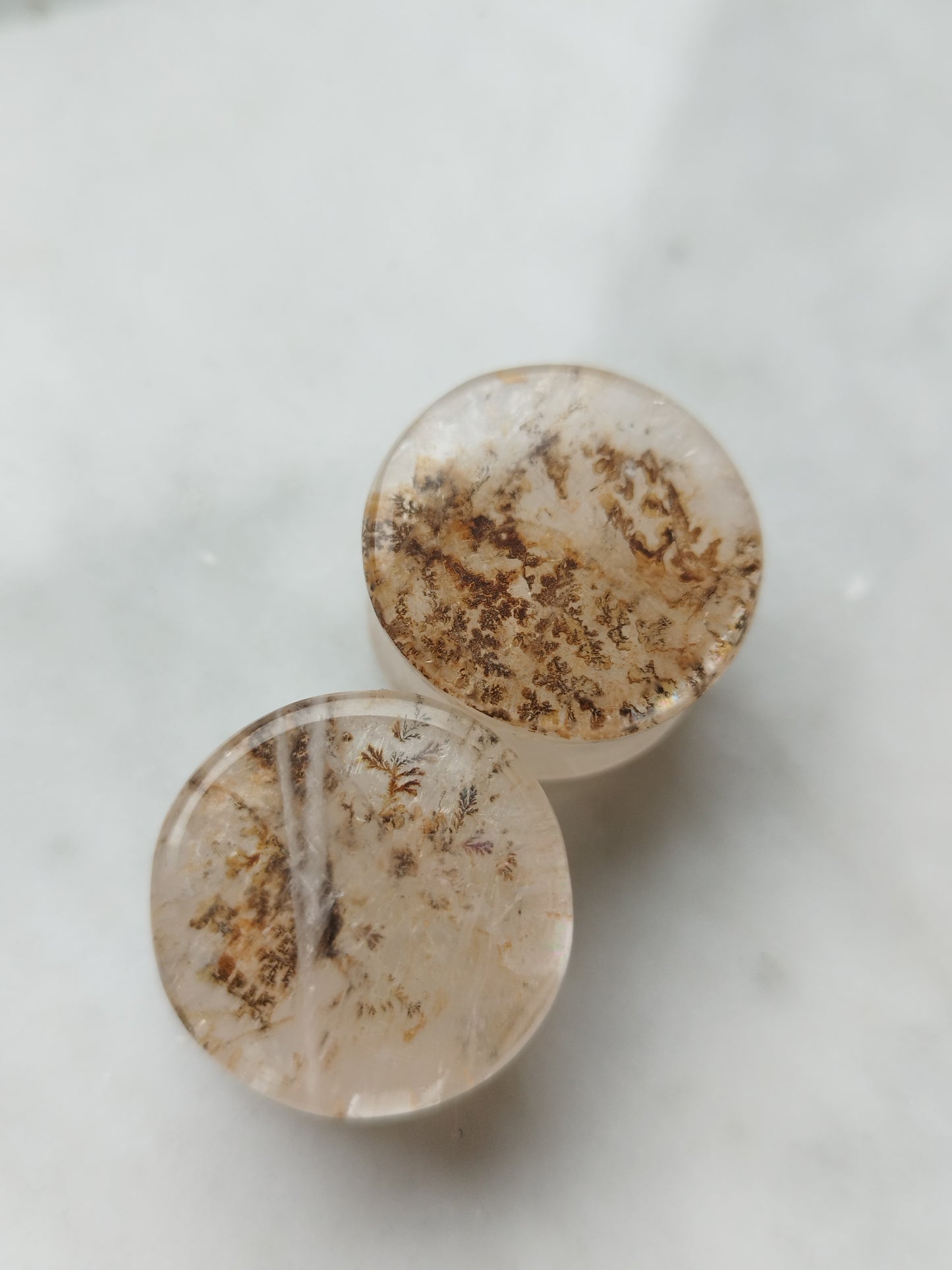7/8" Dendritic Quartz Plugs