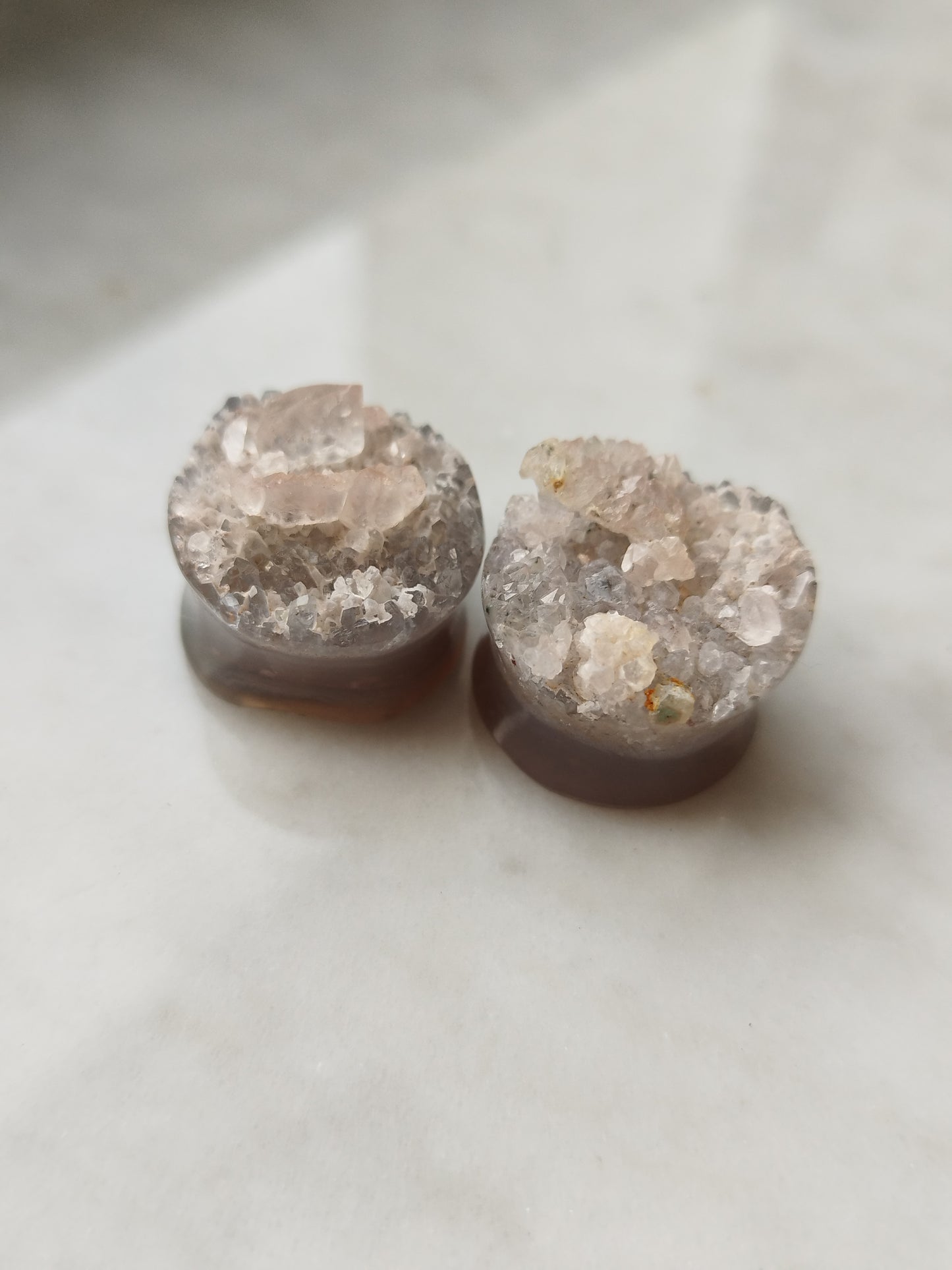 3/4" Druzy Plugs