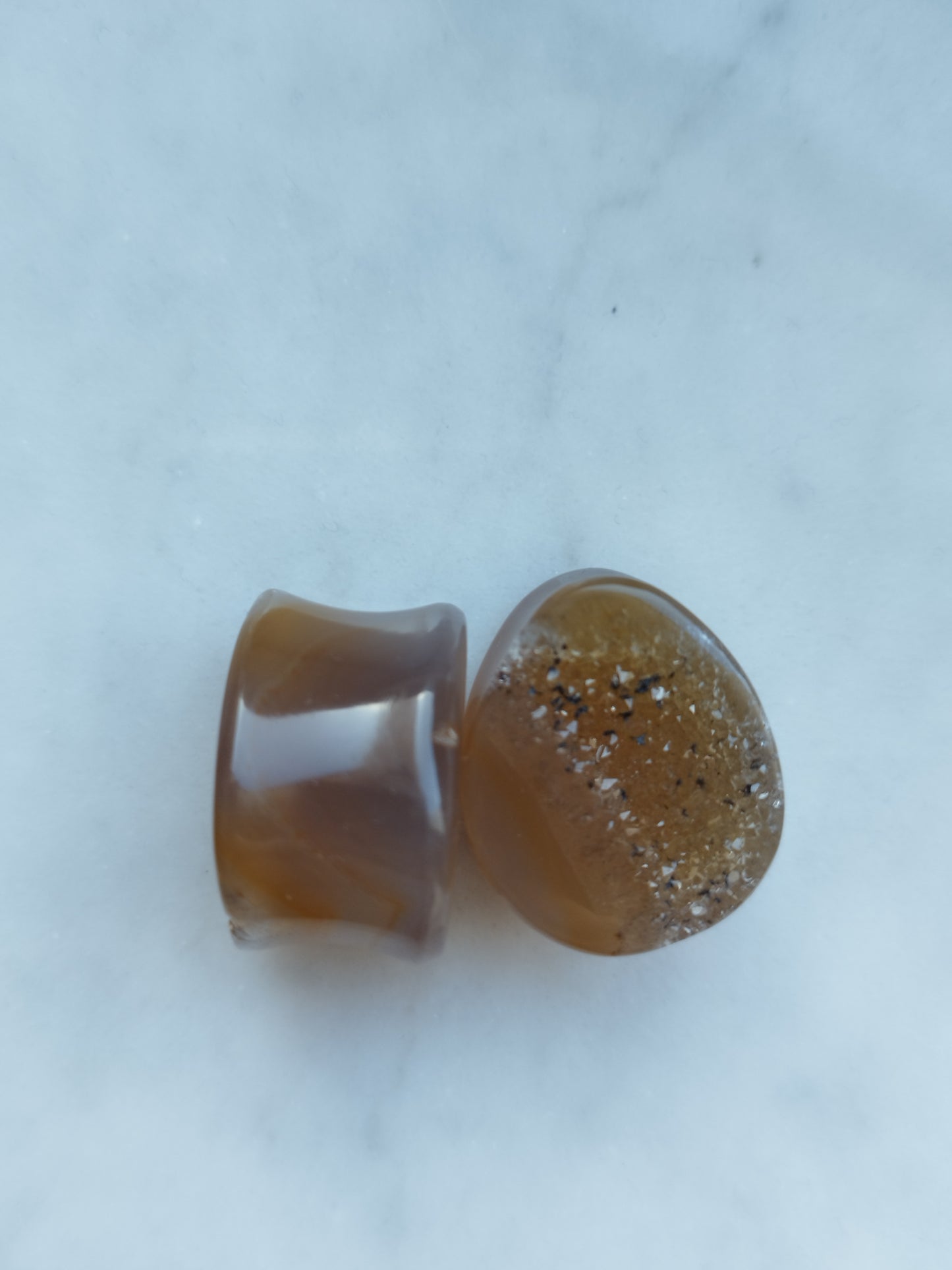 3/4" Agate Geode Plugs