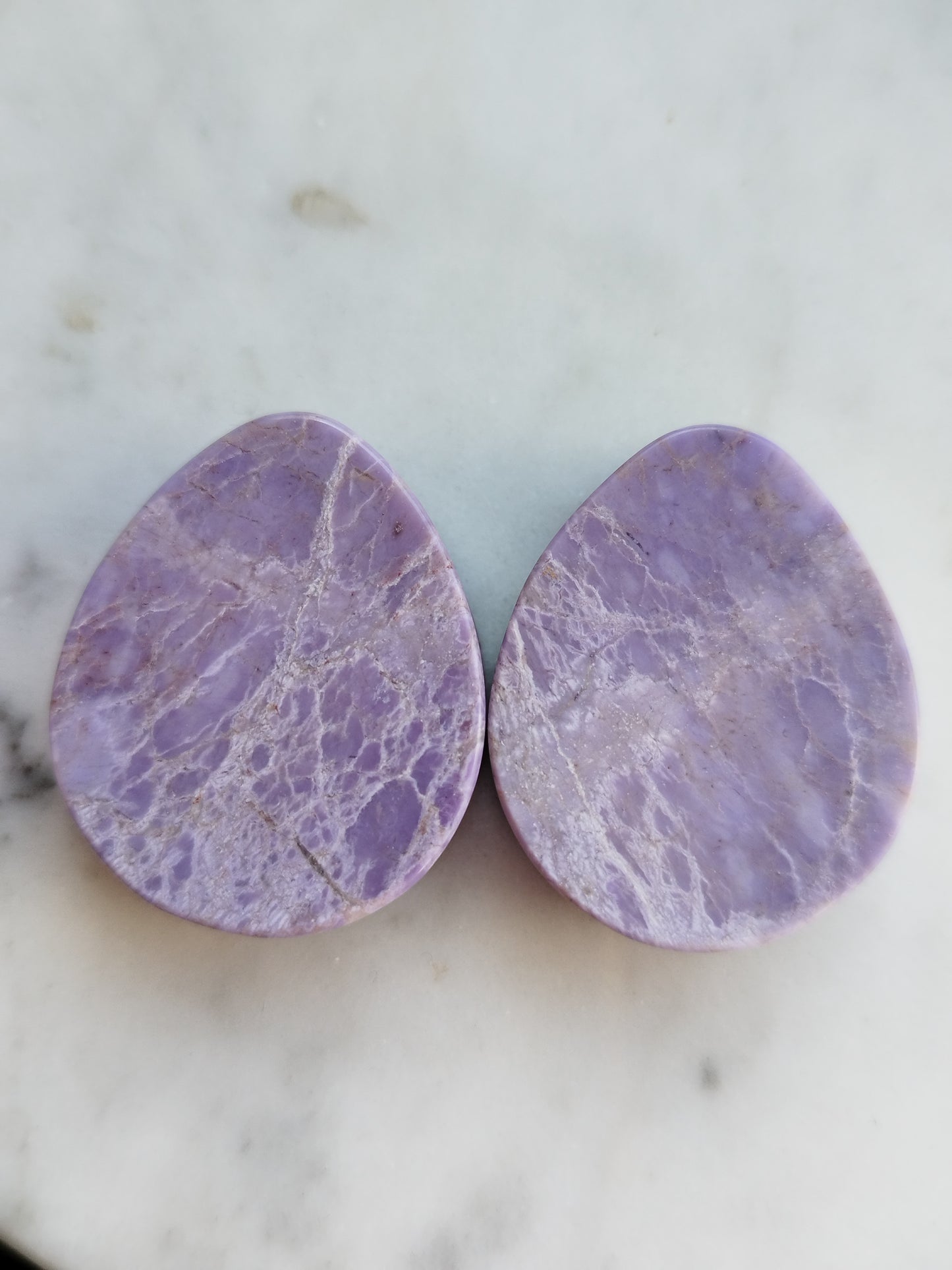 30mm Purple Jadeite Tears - aeoplugs
