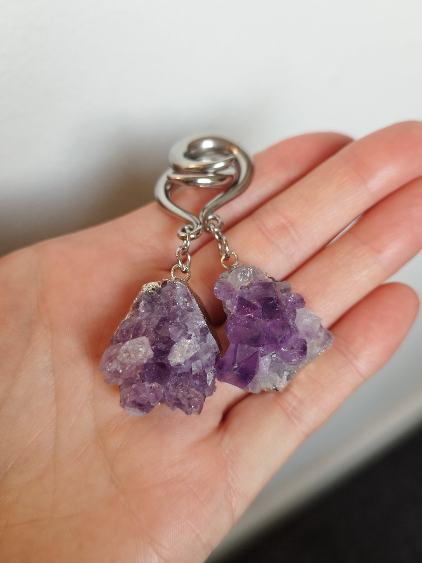 Amethyst Druzy Weights 1