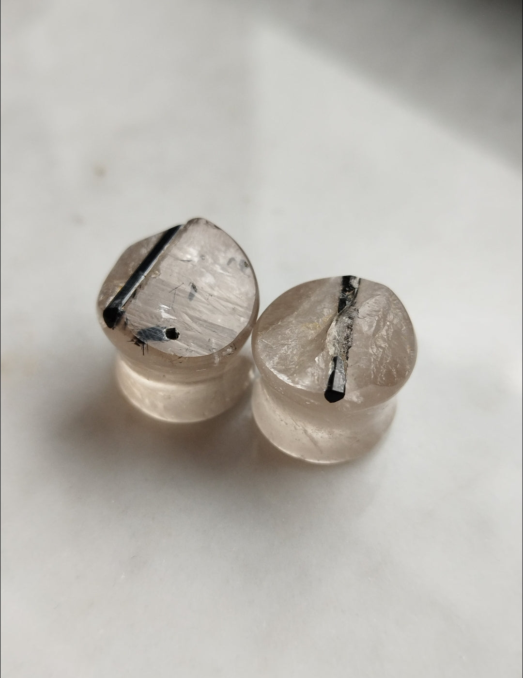 9/16" Tourmalated Quartz Plugs