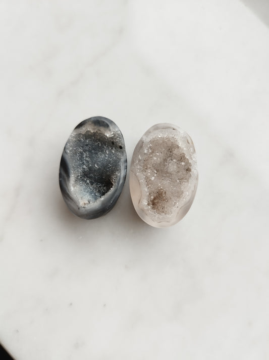 Mismatched Agate Geode Plugs