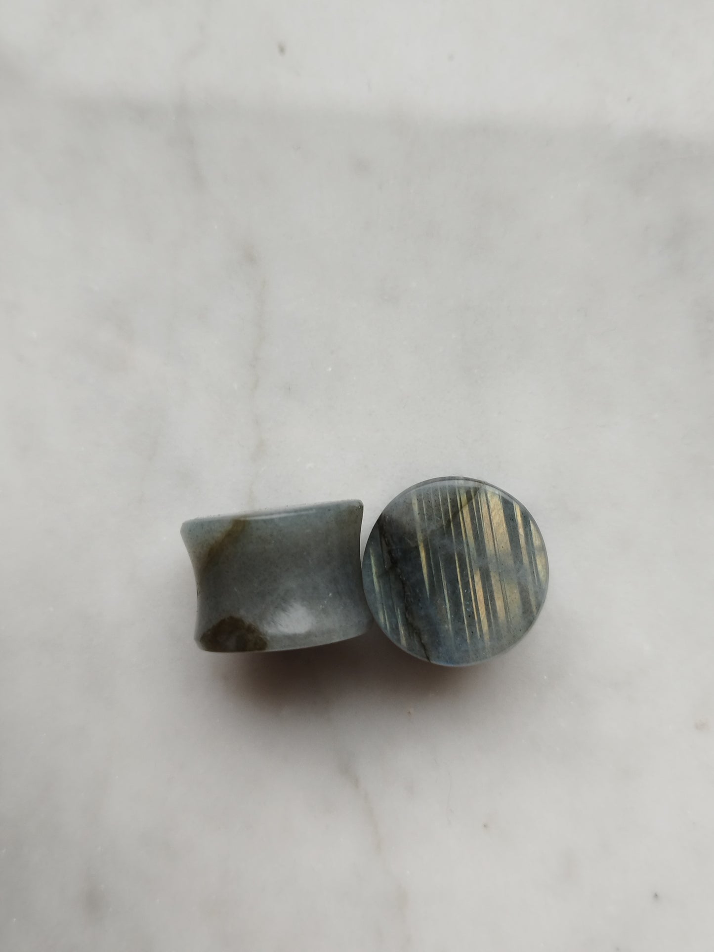 5/8" Striped Labradorite Plugs