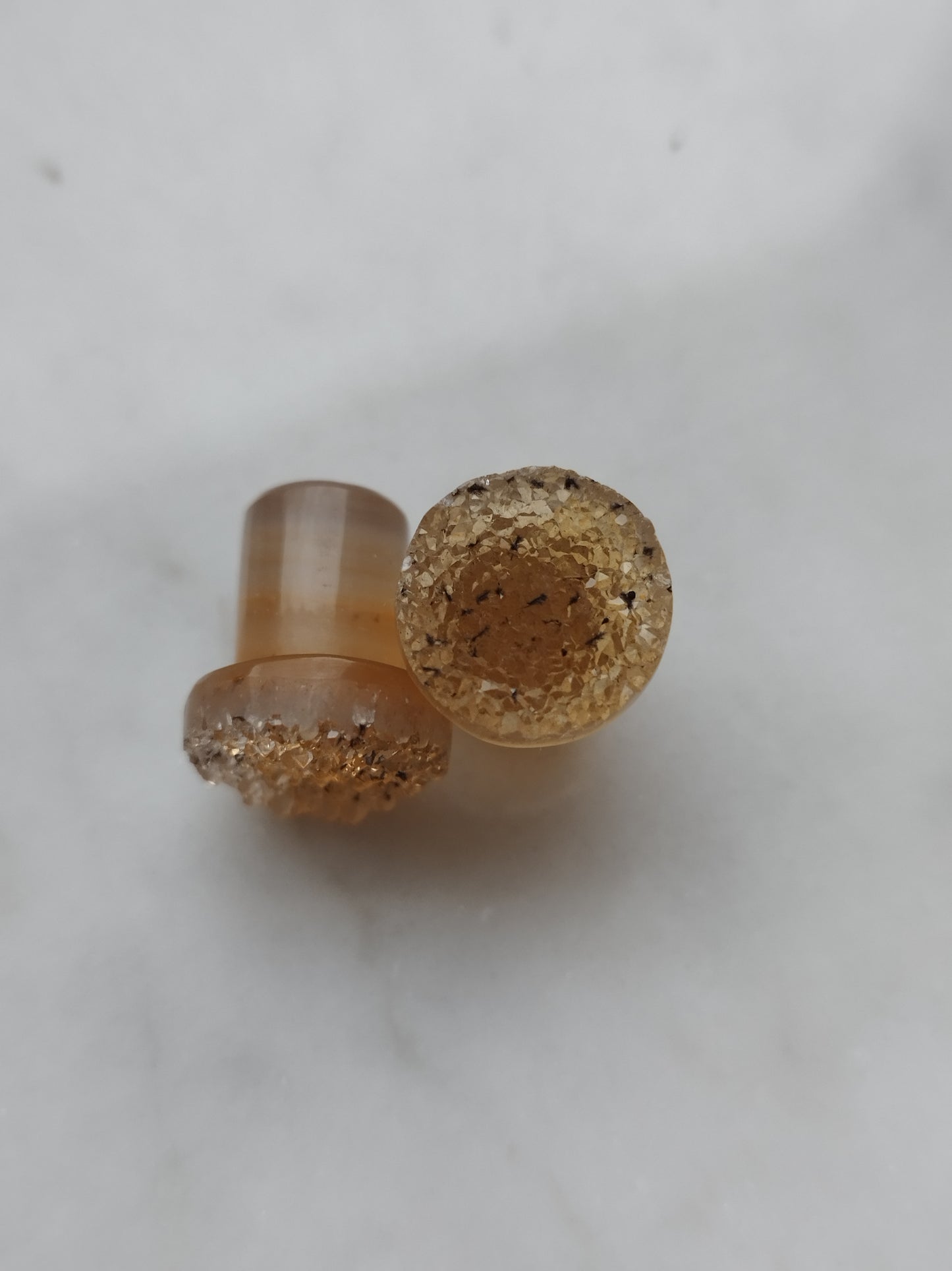 0g Single Flare Agate Plugs