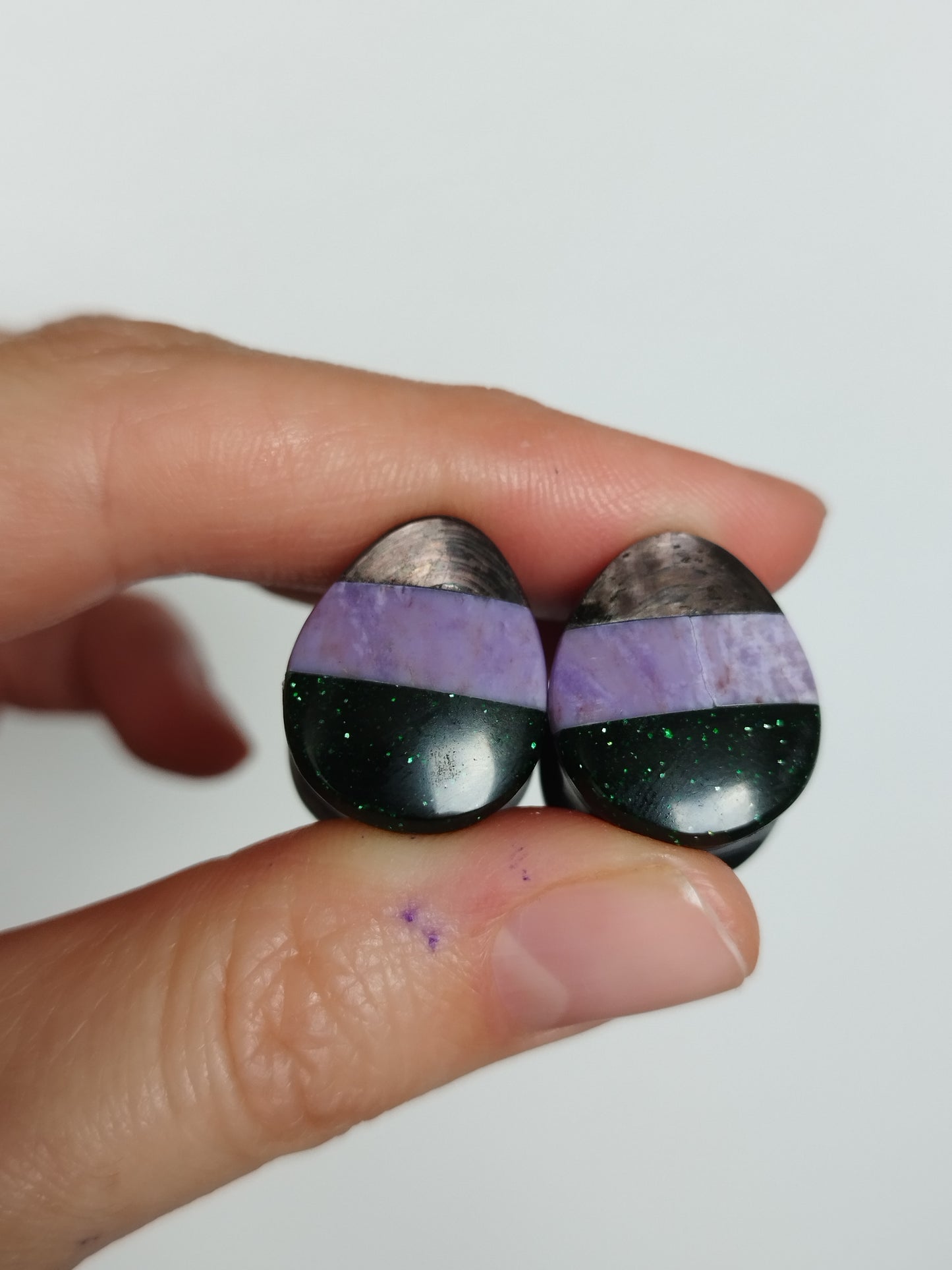 5/8" Zombie Candy Corn Plugs