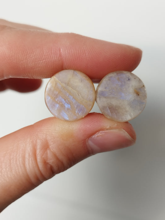 9/16" Moonstone Plugs - aeoplugs