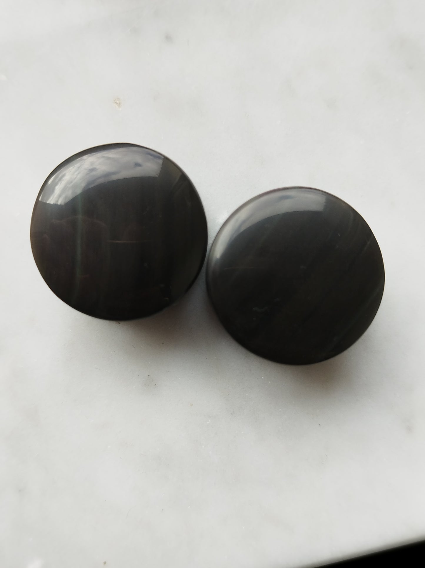 7/8" Rainbow Obsidian Plugs