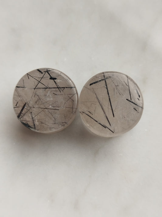 5/8" Tourmalated Quartz Plugs