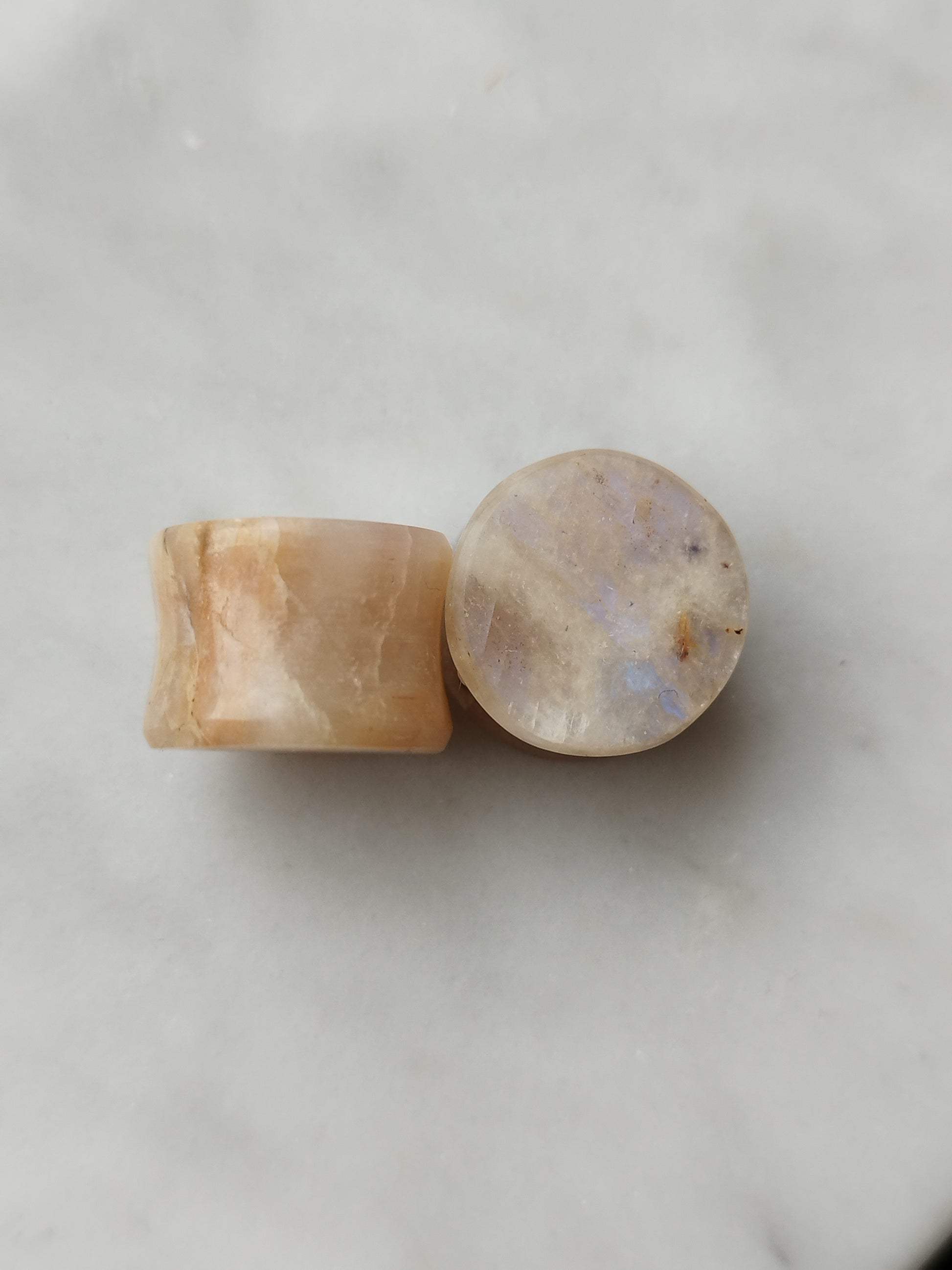 9/16" Moonstone Plugs - aeoplugs
