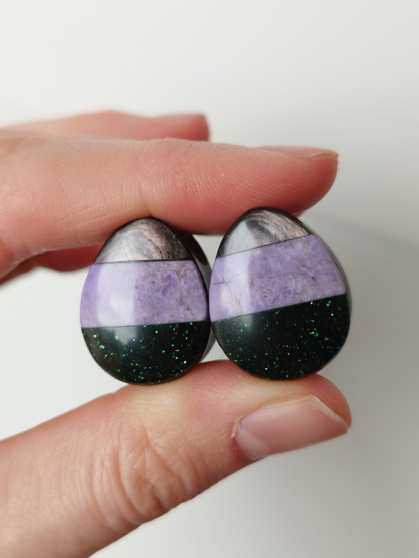 3/4" Zombie Candy Corn Plugs