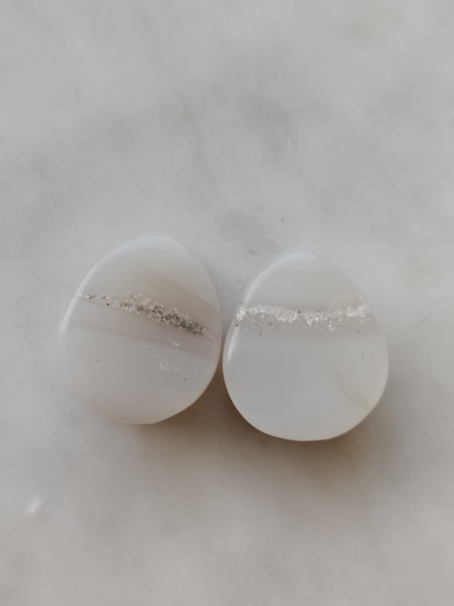 5/8" Agate Geode Plugs