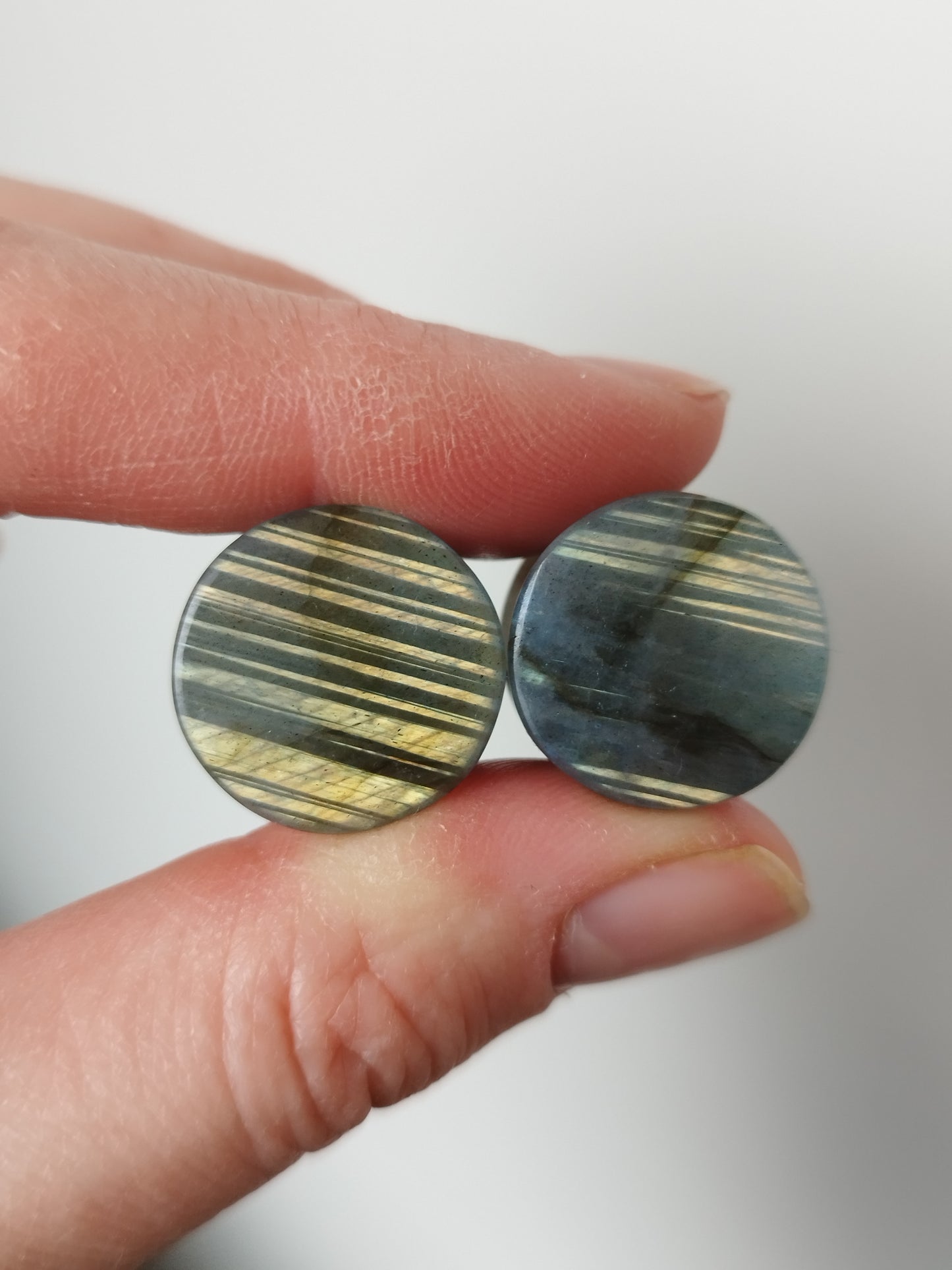 5/8" Striped Labradorite Plugs