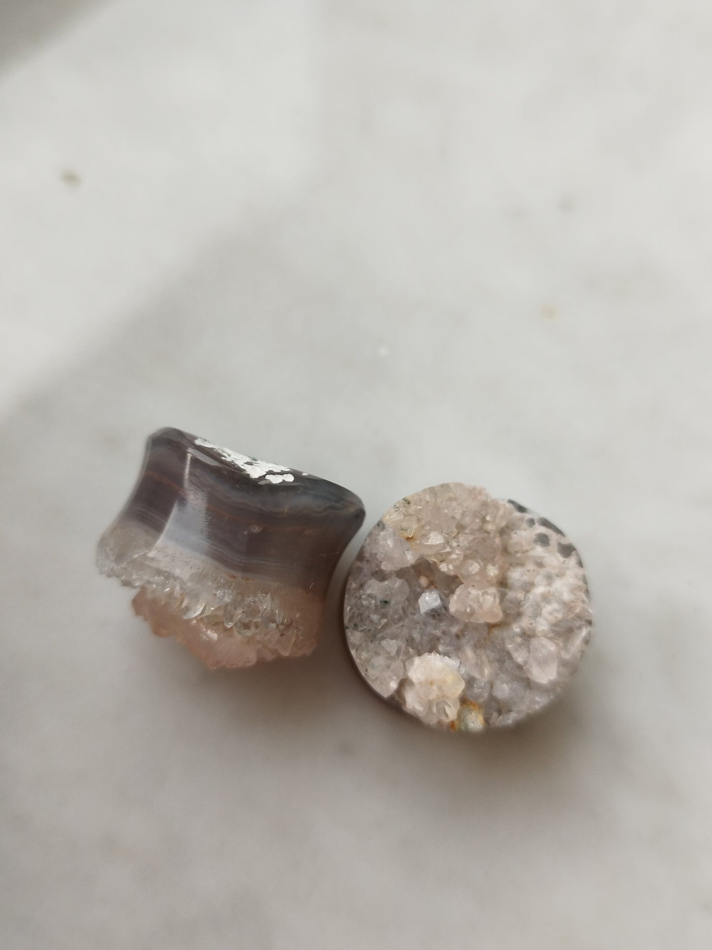 3/4" Druzy Plugs