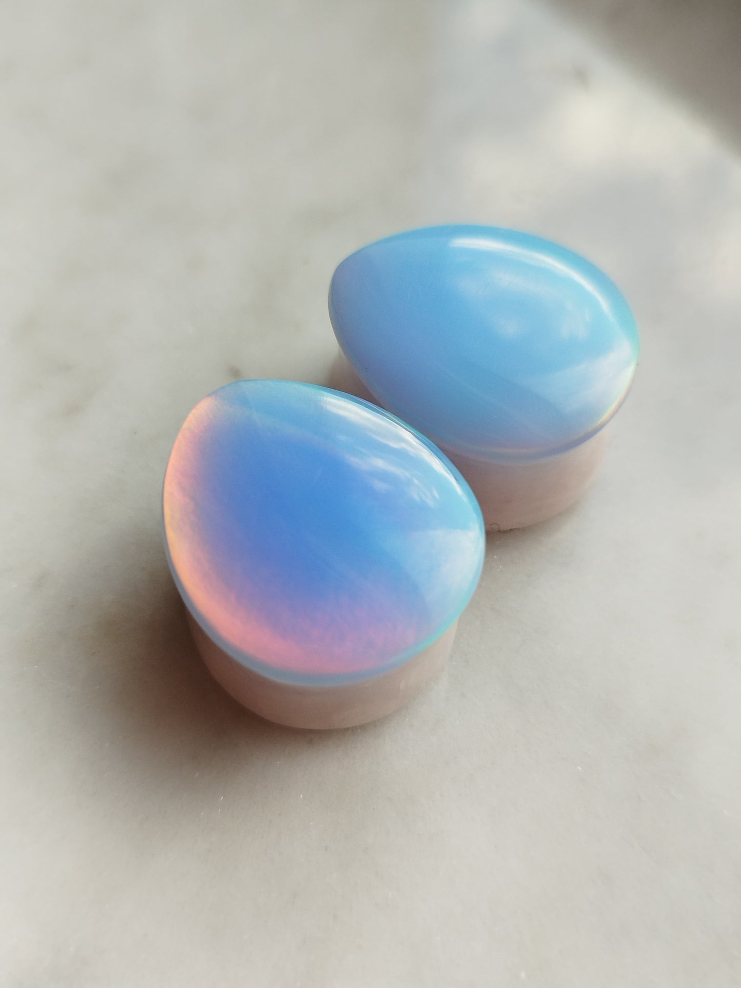 3/4" Aurora Opal On Quartz