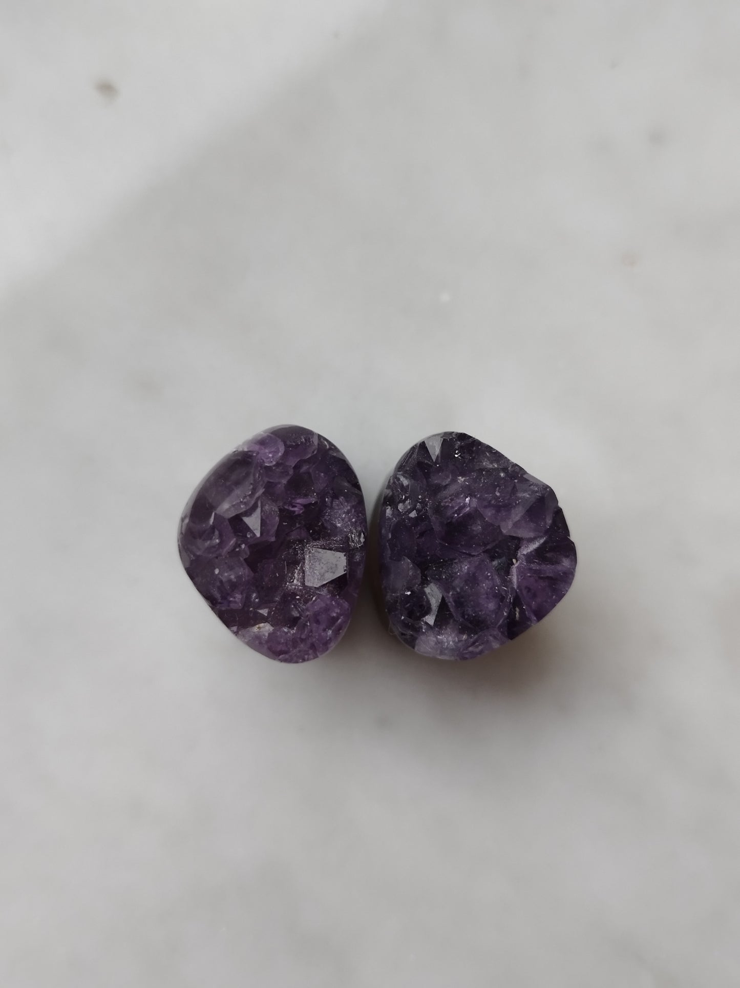5/8" Butterfly Wing Amethyst Plugs